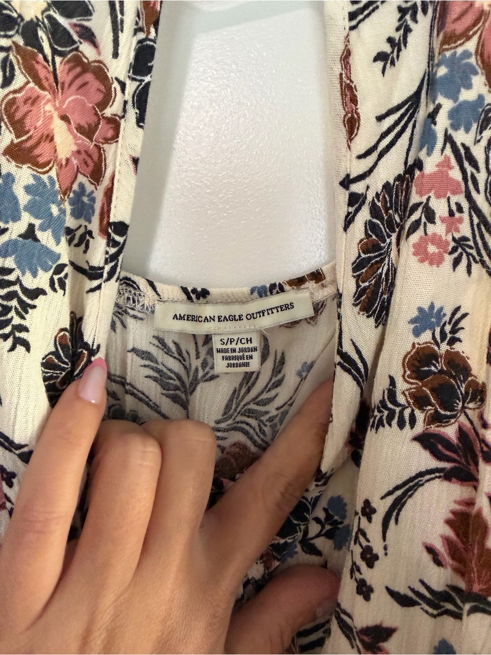 American Eagle Size Small Floral Halter Maxi Dress Boho Sleeveless Summer Dress - Picture 3 of 4